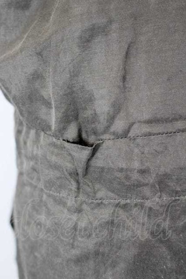画像3: ヴィヴィアンウエストウッド 中古 / 単色オーブ刺繍ストライプサロペット 2 グレーＸサックス  I-26-05-20-037-op-HD-ZI (3)