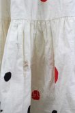 画像3: ヴィヴィアンウエストウッド 中古 / オーガニックコットンワッシャーCLOWN PRINTニューギャザースカート  アイボリーＸ黒Ｘ赤  I-26-05-20-054-sk-HD-ZI (3)