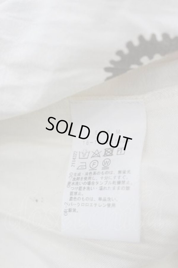 画像4: ヴィヴィアンウエストウッド 中古 / オーガニックコットンワッシャーCLOWN PRINTニューギャザースカート  アイボリーＸ黒Ｘ赤  I-26-05-20-054-sk-HD-ZI (4)