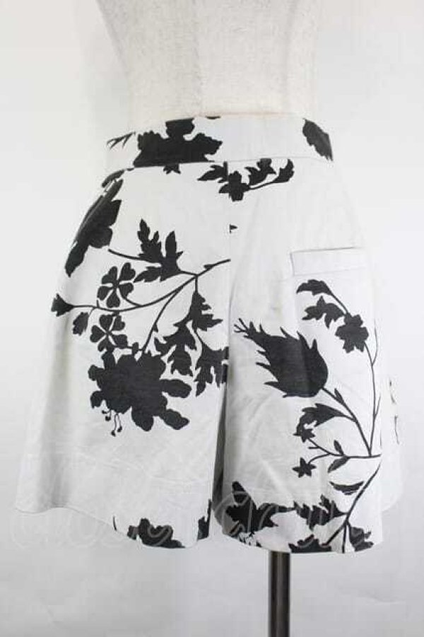 画像2: ヴィヴィアンウエストウッド 中古 / 総柄パンツ 1 白Ｘ黒  I-26-05-20-056-pa-HD-ZI (2)