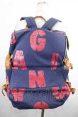 画像2: ANGLOMANIA 中古 / 総柄リュック   I-26-05-20-065-gd-HD-ZI (2)