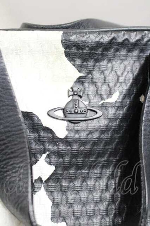 画像4: ヴィヴィアンウエストウッド 中古 / シルエット葉ッパプリントリュック   I-26-05-20-067-ba-HD-ZI (4)