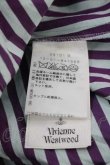 画像6: ヴィヴィアンウエストウッド 中古 / ストライプ切リ替エノースリーブシャツ 40 ピンクＸパープル  I-26-05-20-015-jc-HD-ZI (6)
