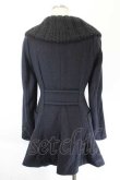 画像2: ANGLOMANIA 中古 / ニットカラーコート 40 黒  I-26-05-28-004-co-HD-ZI (2)