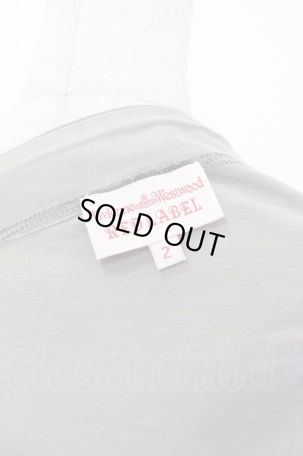 画像4: ヴィヴィアンウエストウッド 中古 / 単色オーブ刺繍半袖トップス 2  I-26-06-24-022-to-HD-ZI (4)