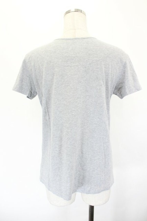 画像2: ANGLOMANIA 中古 / 時計ptカットソー S グレーＸ黒  I-26-06-24-023-to-HD-ZI (2)