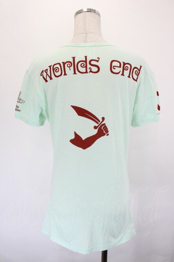 画像2: ヴィヴィアンウエストウッド 中古 / WORLDS END　時計プリントTシャツ  ミント  I-26-06-24-025-to-HD-ZI (2)
