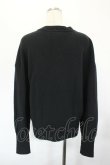 画像2: ヴィヴィアンウエストウッド 中古 / ハートフリルニットトップス 00 黒  I-26-06-24-032-to-HD-ZI (2)