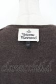 画像4: ヴィヴィアンウエストウッド 中古 / カラーオーブ刺繍ニットカーディガン  グレー  I-26-06-24-033-to-HD-ZI (4)