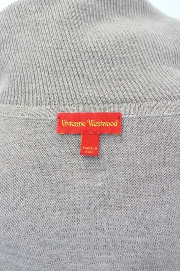 画像4: ヴィヴィアンウエストウッド 中古 / カラーオーブ刺繍ハイネックニット  ベージュ  I-26-06-24-034-op-HD-ZI (4)
