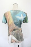 画像2: ANGLOMANIA 中古 / MARS&VENUS Tシャツ M ブラウンＸ白  I-26-06-24-041-to-HD-ZI (2)