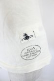 画像3: ヴィヴィアンウエストウッド 中古 / オーガニックフェイスプリントTシャツ XS アイボリー  I-26-06-24-045-ts-HD-ZI (3)