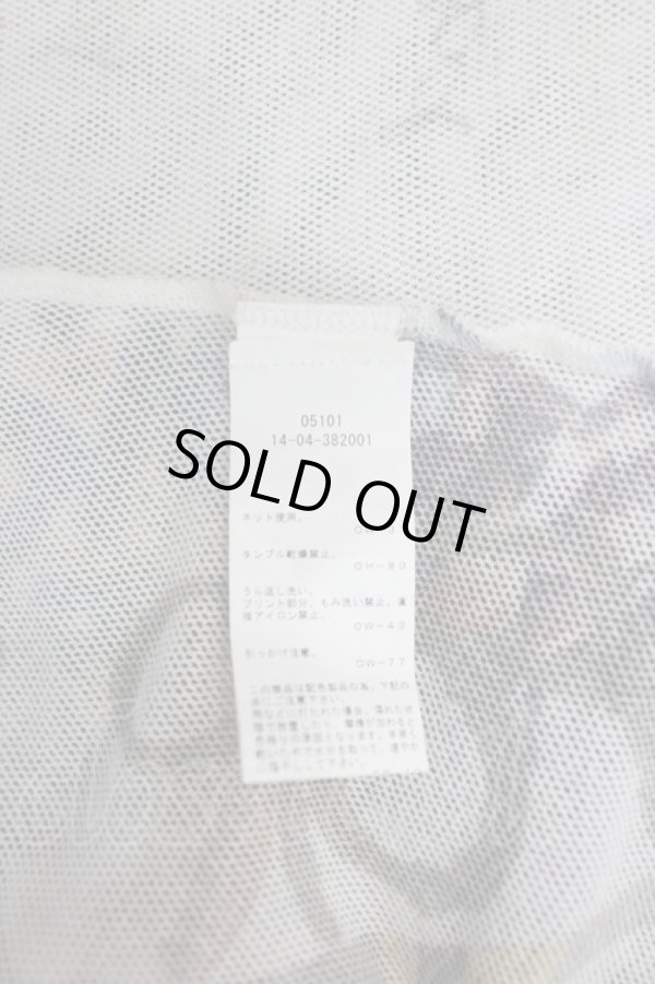画像4: ヴィヴィアンウエストウッド 中古 / シースルートップス S 白Ｘ黒Ｘ赤Ｘアイボリー  I-26-06-24-046-to-HD-ZI (4)