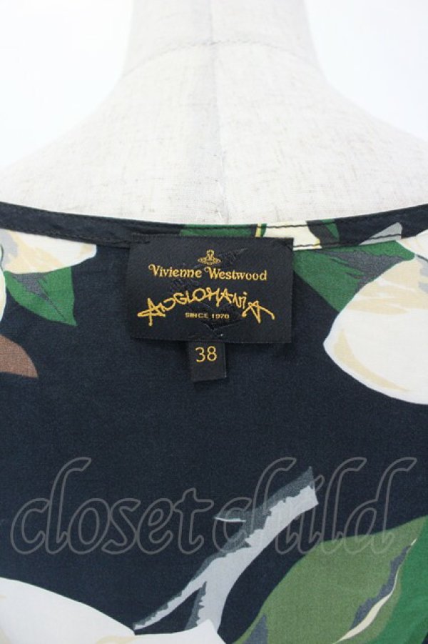 画像3: ANGLOMANIA 中古 / 花柄トップス 38 袖先、裾ヨレ  I-26-06-24-047-to-HD-ZI (3)