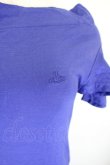 画像3: ヴィヴィアンウエストウッド 中古 / 単色オーブ刺繍フリル切替カットワンピース 2 青  I-26-06-24-050-op-HD-ZI (3)