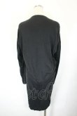 画像2: ヴィヴィアンウエストウッド 中古 / ブロックオーブ刺繍半袖カットワンピース 2 黒  I-26-06-24-052-op-HD-ZI (2)