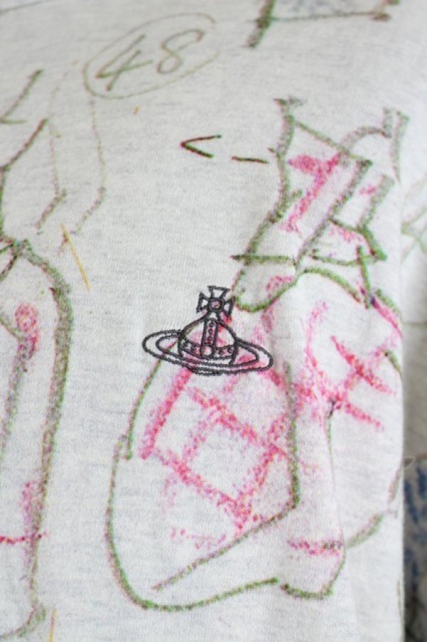 画像3: ヴィヴィアンウエストウッド MAN 中古 / THANK YOUリラックスTシャツ  グレー  I-26-06-24-001-to-HD-ZI (3)