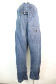 画像2: ANGLOMANIA 中古 / コルセットデニムパンツ 25 青デニム  I-26-06-24-082-pa-HD-ZI (2)