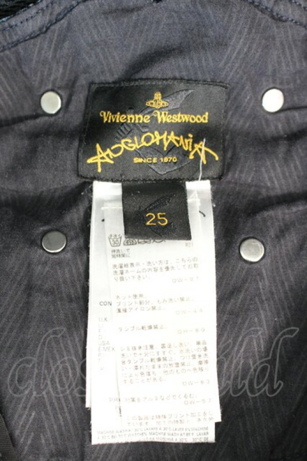 画像3: ANGLOMANIA 中古 / コルセットデニムパンツ 25 青デニム  I-26-06-24-082-pa-HD-ZI (3)