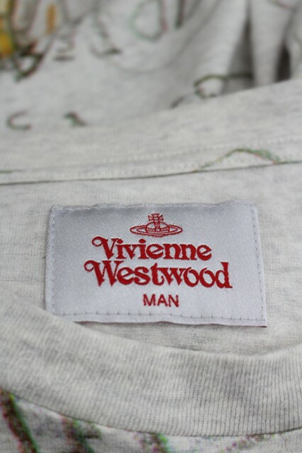 画像4: ヴィヴィアンウエストウッド MAN 中古 / THANK YOUリラックスTシャツ  グレー  I-26-06-24-001-to-HD-ZI (4)