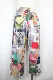 画像2: ヴィヴィアンウエストウッド MAN 中古 / MOODBOARD PRINT エラスティックトラウザー  白Ｘカラフル  I-26-06-24-008-pa-HD-ZI (2)