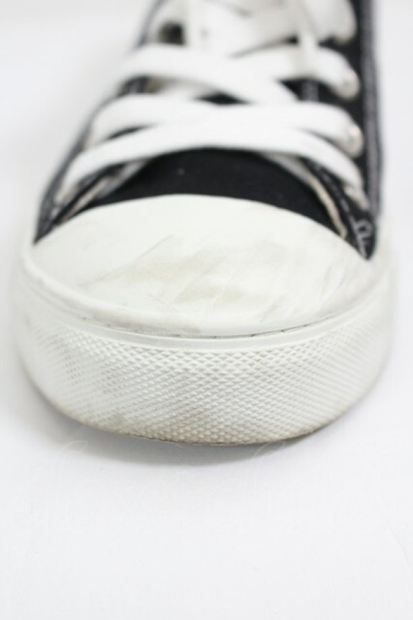 画像6: ヴィヴィアンウエストウッド 中古 / Low Top Canvas Plimsoll スニーカー 38 黒  I-26-06-24-098-sh-HD-ZI (6)
