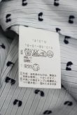 画像5: ヴィヴィアンウエストウッド 中古 / マイクロオーブストライプ半袖ブラウス 2 白Ｘ黒  I-26-06-24-011-bl-HD-ZI (5)