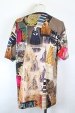画像2: ヴィヴィアンウエストウッド MAN 中古 / MOODBOARD PRINTリラックスTシャツ 48 アイボリーＸブラウンＸ黒  I-26-06-24-002-to-HD-ZI (2)