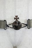 画像2: ヴィヴィアンウエストウッド 中古 / ORBユニオンバックルベルト  ブラウンＸシルバー  I-26-07-22-024-gd-HD-ZI (2)