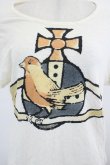 画像2: ヴィヴィアンウエストウッド 中古 / バード&オーブTシャツ 1 アイボリー  I-26-07-22-003-to-HD-ZI (2)