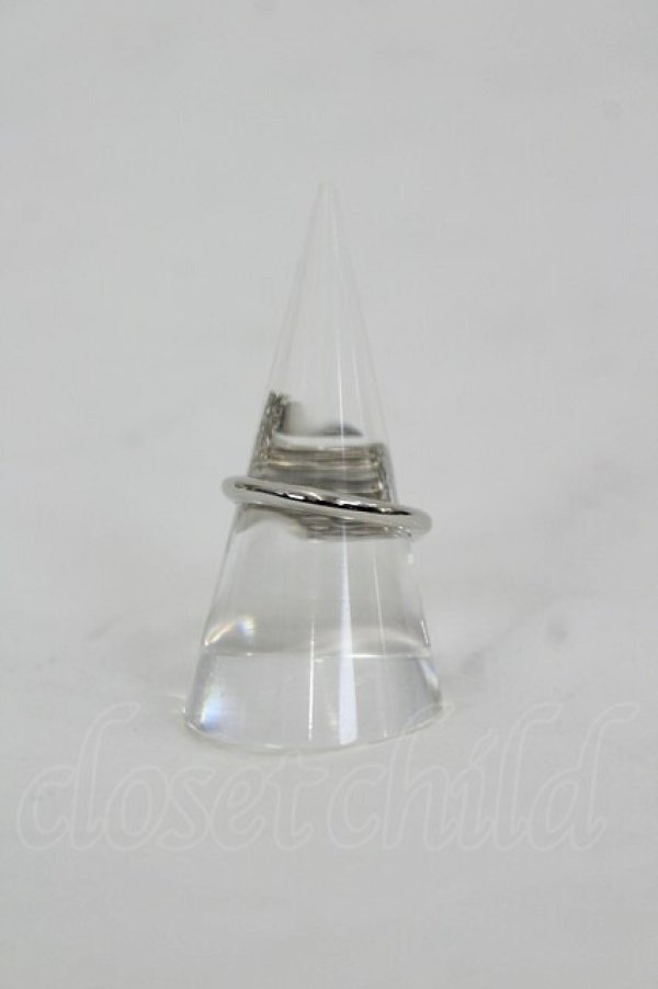 画像3: ヴィヴィアンウエストウッド 中古 / NEW DIAMANTE HEART RING XL シルバーＸ赤  I-26-07-22-035-ac-HD-ZI (3)
