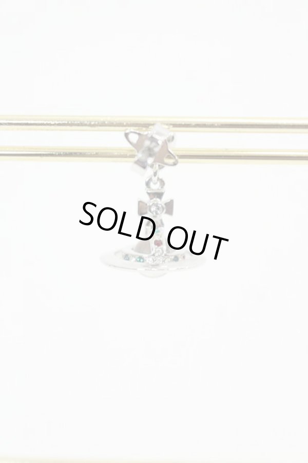画像2: ヴィヴィアンウエストウッド 中古 / NEW TINY ORB EARRINGS  シルバー  I-26-07-22-042-ac-HD-ZI (2)