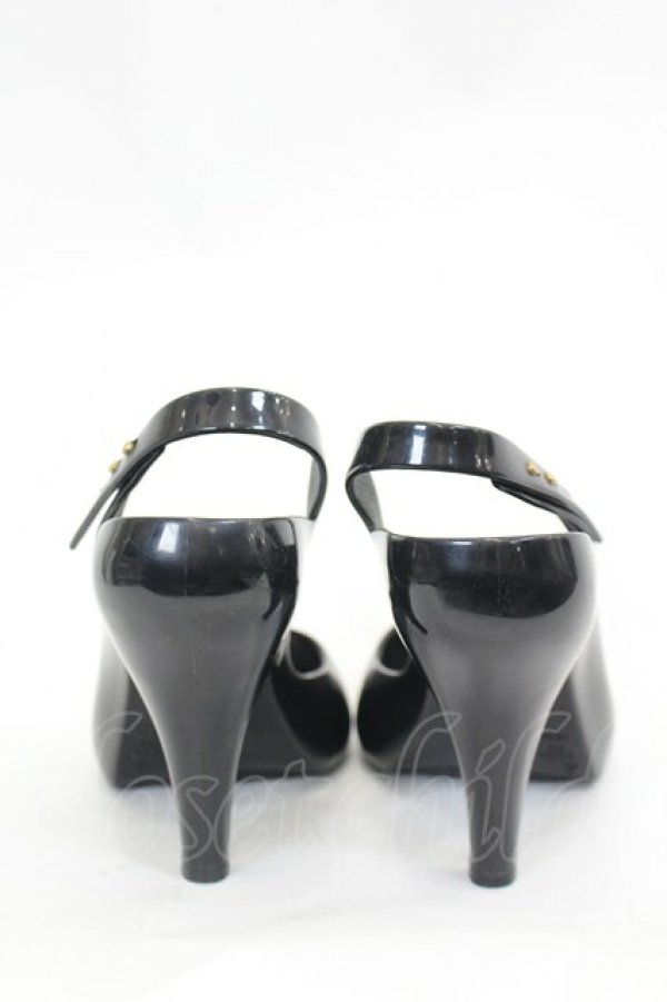 画像3: ヴィヴィアンウエストウッド×Melissa 中古 / Melissa Lady Dragon（メリッサレディドラゴン）ヒールシューズ 約24CM(内側採寸) 黒  I-26-07-22-048-sh-HD-ZI (3)