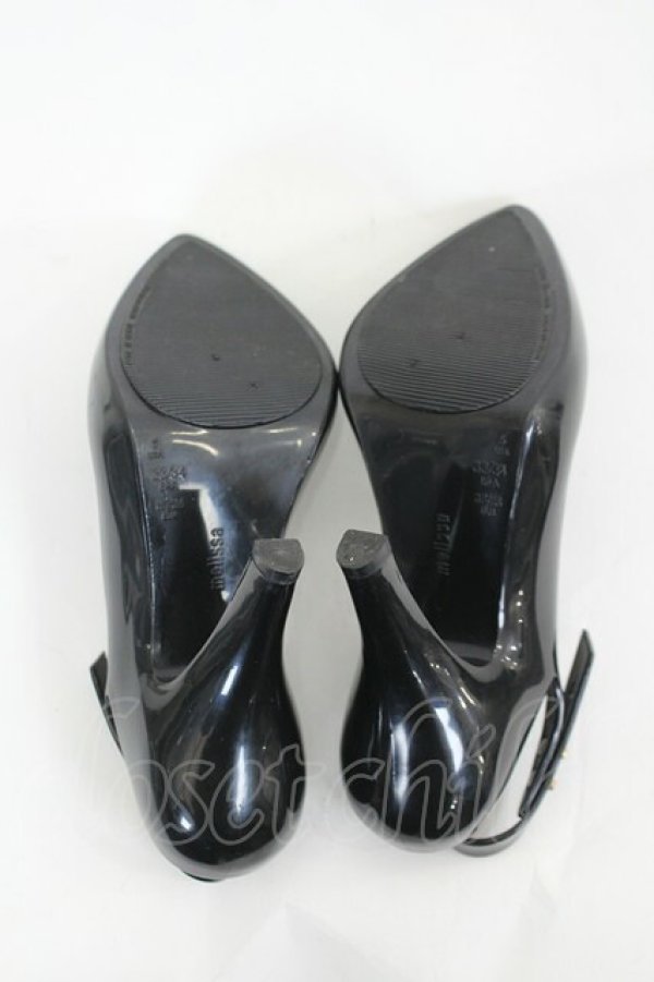 画像4: ヴィヴィアンウエストウッド×Melissa 中古 / Melissa Lady Dragon（メリッサレディドラゴン）ヒールシューズ 約24CM(内側採寸) 黒  I-26-07-22-048-sh-HD-ZI (4)
