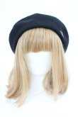画像4: ヴィヴィアンウエストウッド 中古 / ワンポイントORBベレー帽 S/M 黒  I-26-07-22-052-ha-HD-ZI (4)