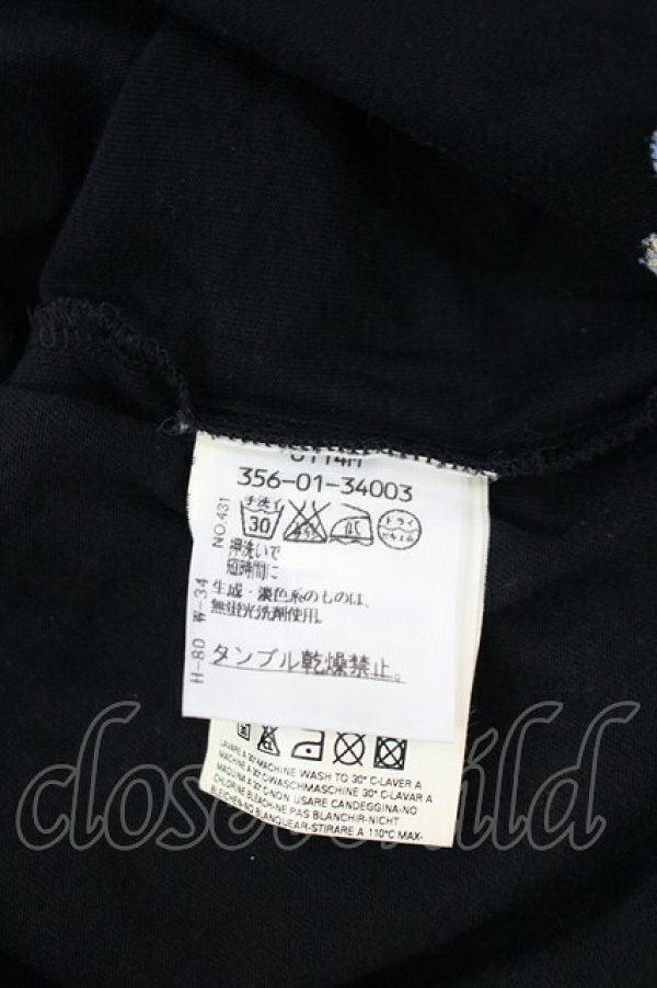 画像5: ヴィヴィアンウエストウッド 中古 / ハート&カラーオーブ刺繍Tシャツ M 黒Ｘ赤  I-26-07-22-005-to-HD-ZI (5)