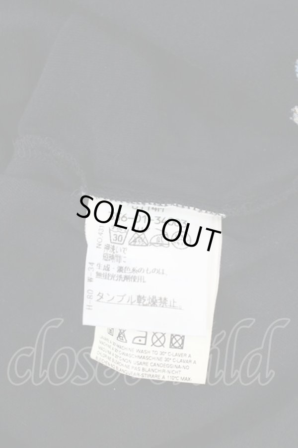 画像5: ヴィヴィアンウエストウッド 中古 / ハート&カラーオーブ刺繍Tシャツ M 黒Ｘ赤  I-26-07-22-005-to-HD-ZI (5)