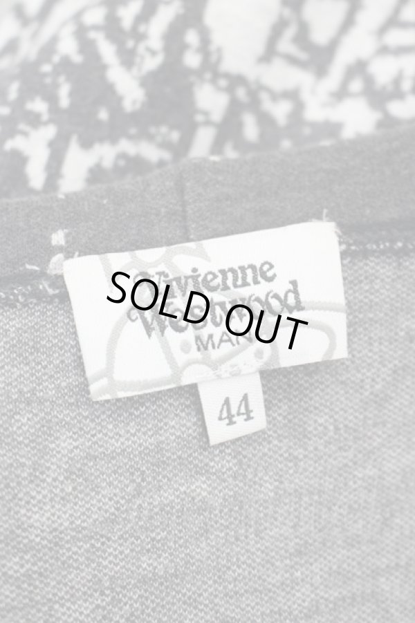 画像4: ヴィヴィアンウエストウッド MAN 中古 / オーブ刺繍ロゴパーカー  黒Ｘ白  I-26-07-22-001-to-HD-ZI (4)