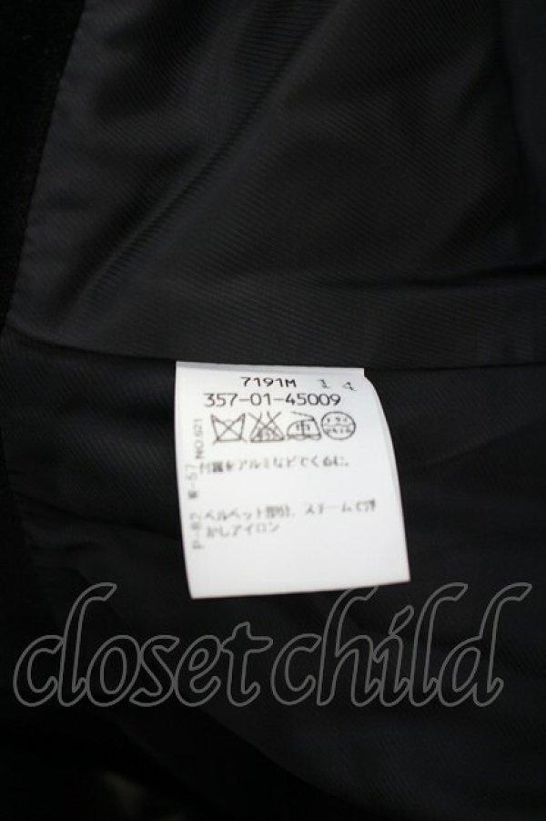 画像5: ヴィヴィアンウエストウッド 中古 / 別珍ベッティーナジャケット 1 黒  I-26-07-22-012-jc-HD-ZI (5)