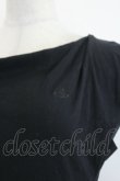 画像2: ヴィヴィアンウエストウッド 中古 / 単色オーブ刺繍カットソーワンピ 2 黒  I-26-07-22-013-op-HD-ZI (2)