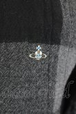 画像2: ヴィヴィアンウエストウッド MAN 中古 / ウールチェックロングシャツ 44 黒Ｘグレー  I-26-07-22-002-bl-HD-ZI (2)