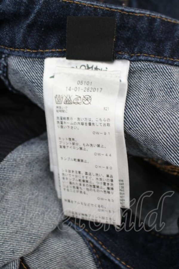 画像3: ANGLOMANIA 中古 / デニム変形スカート  紺デニム  I-26-07-22-016-sk-HD-ZI (3)