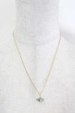 画像2: ヴィヴィアンウエストウッド 中古 / ヴィンテージプチオーブネックレス  青Ｘゴールド  I-26-08-19-037-nl-HD-ZI (2)