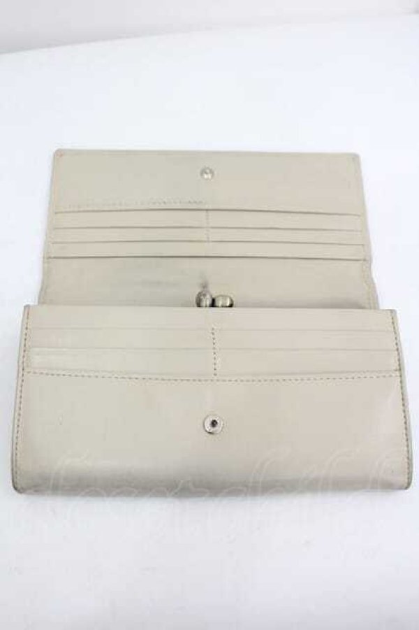 画像4: ヴィヴィアンウエストウッド 中古 / ヒシ形オーブ長財布  グレーＸ青Ｘ茶  I-26-08-19-051-gd-HD-ZI (4)
