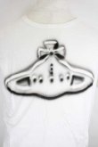 画像3: ヴィヴィアンウエストウッド MAN 中古 / ボカシオーブプリント半袖カットソー M 白Ｘ黒  I-26-08-19-001-to-HD-ZI (3)