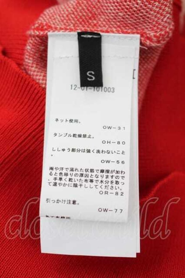 画像5: ヴィヴィアンウエストウッド 中古 / マルデザインセーター S 赤Ｘ白  I-26-08-19-006-to-HD-ZI (5)