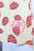 画像3: ヴィヴィアンウエストウッド 中古 / Lady Bug Tシャツ S ベージュＸ赤  I-26-08-19-009-to-HD-ZI (3)