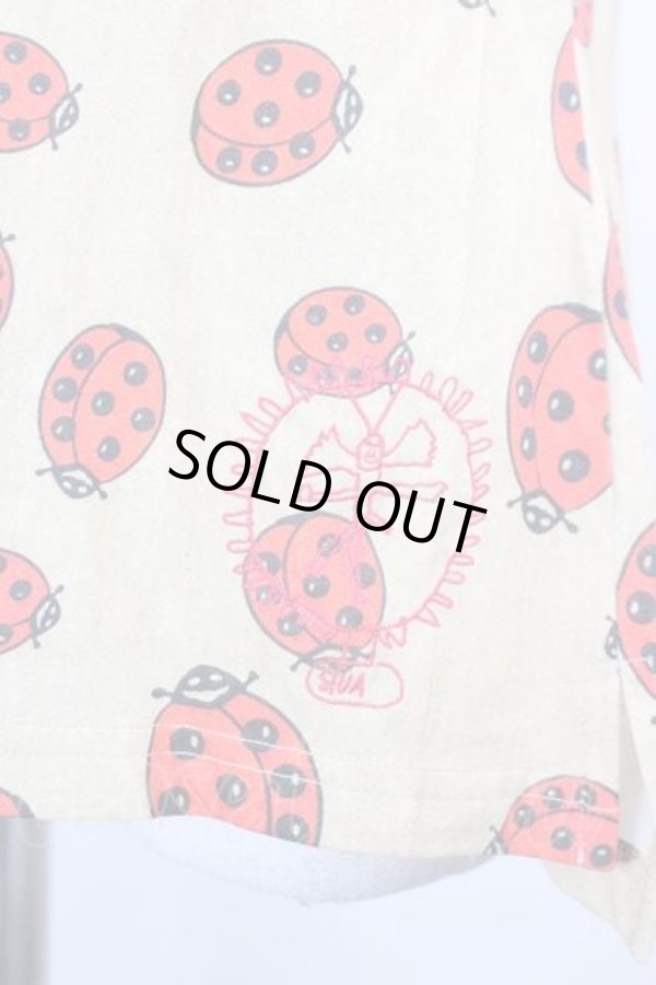 画像3: ヴィヴィアンウエストウッド 中古 / Lady Bug Tシャツ S ベージュＸ赤  I-26-08-19-009-to-HD-ZI (3)