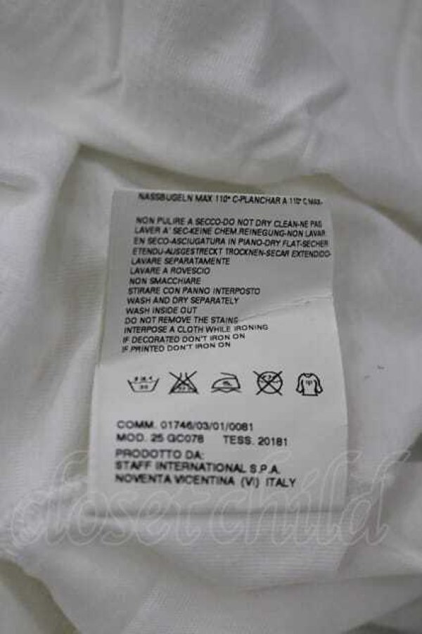 画像5: ヴィヴィアンウエストウッド MAN 中古 / ボカシオーブプリント半袖カットソー M 白Ｘ黒  I-26-08-19-001-to-HD-ZI (5)