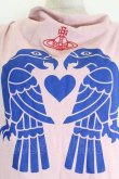 画像3: ヴィヴィアンウエストウッド 中古 / トルコオーガニック天竺Twin Eagle ワンピース（ツインイーグル） 00 ピンクＸグレー  I-26-08-19-013-op-HD-ZI (3)